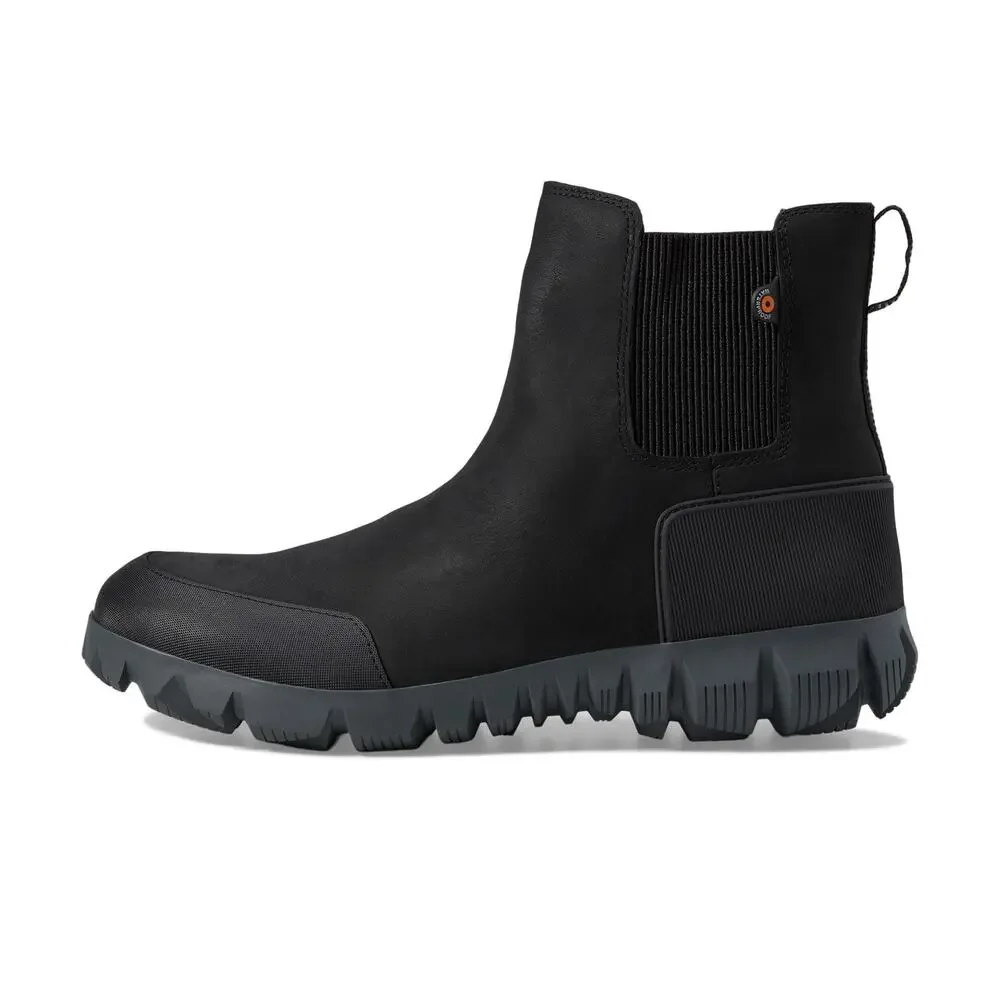 BOGS ARCATA URBAN LEATHER CHELSEA BLACK 14 D (M)